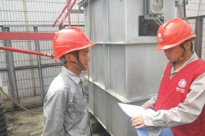 110千伏方家?guī)X變電站開(kāi)展電容器支柱瓷瓶斷裂更換工作，及時(shí)消除設(shè)備缺陷，