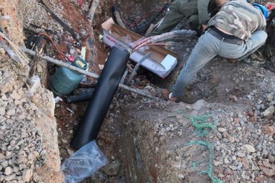 祁陽縣供電公司借助專業(yè)電纜故障查找儀找到深埋在地下的電纜中間接頭絕緣擊穿故障點(diǎn)