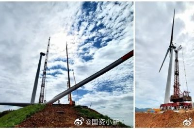 華電廣西新標(biāo)桿！三江八江風(fēng)電項目首臺風(fēng)機順利吊裝完成