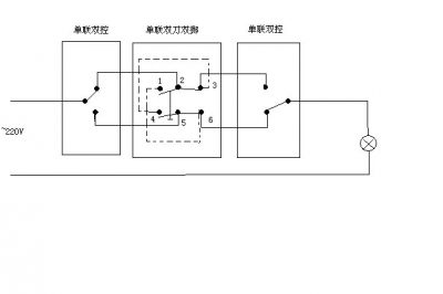 三聯(lián)開(kāi)關(guān)接線圖