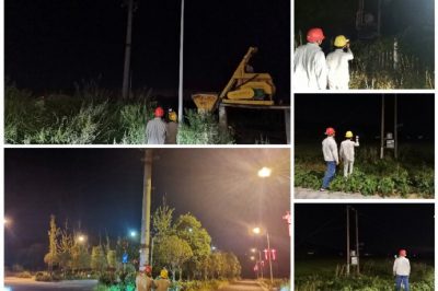 對(duì)10千伏君新線用電量大的專變臺(tái)區(qū)、斷路器、電纜頭開展常態(tài)化測溫工作