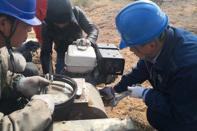 750千伏配套送出工程1211#-1212#不停電跨越500千伏錦忻Ⅱ線四級(jí)風(fēng)險(xiǎn)作業(yè)開(kāi)始施工